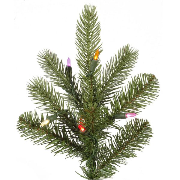 Vickerman 7.5Ft. Green 1402 Tips Christmas Tree 700 Multi-color LED Lights For Discount - Image 2